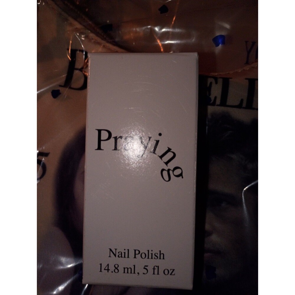 Praying cherry red nail polish rare
